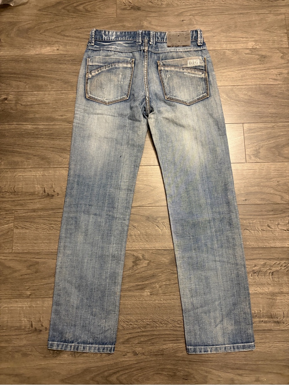 Vintage Dolce & Gabbana Straight Leg Jeans Blue Waist 30